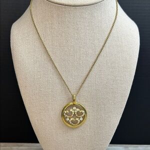 Vintage Avon Gold Pendant Necklace